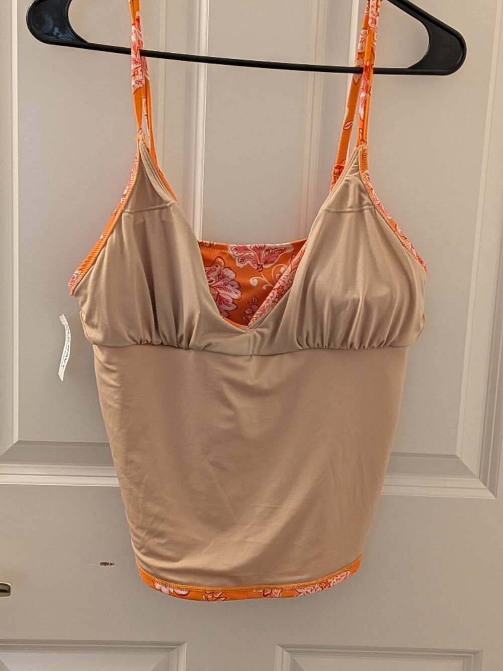 Orange Old Navy Tankini Swim Top Size XS/S/M - Picture 3 of 8